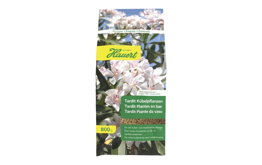 Hauert Engrais longue durée Tardit pour les plantes en bac 800 g