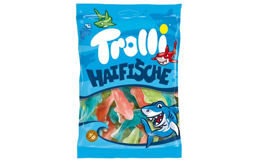 Trolli Bonbons gommeux Requins 200 g