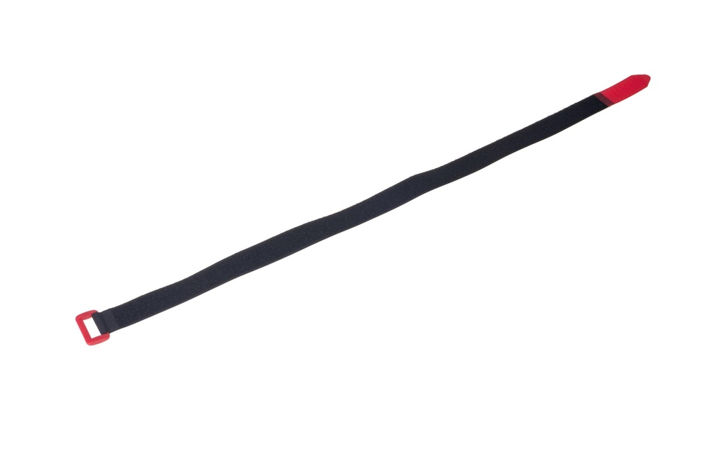 FASTECH Bande à dragonne FAST-VSTRAP 25 x 630 mm, Noir/Rouge
