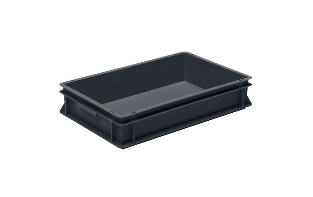 Utz Boîte empilable RAKO ESD 600 x 400 x 117 Noir