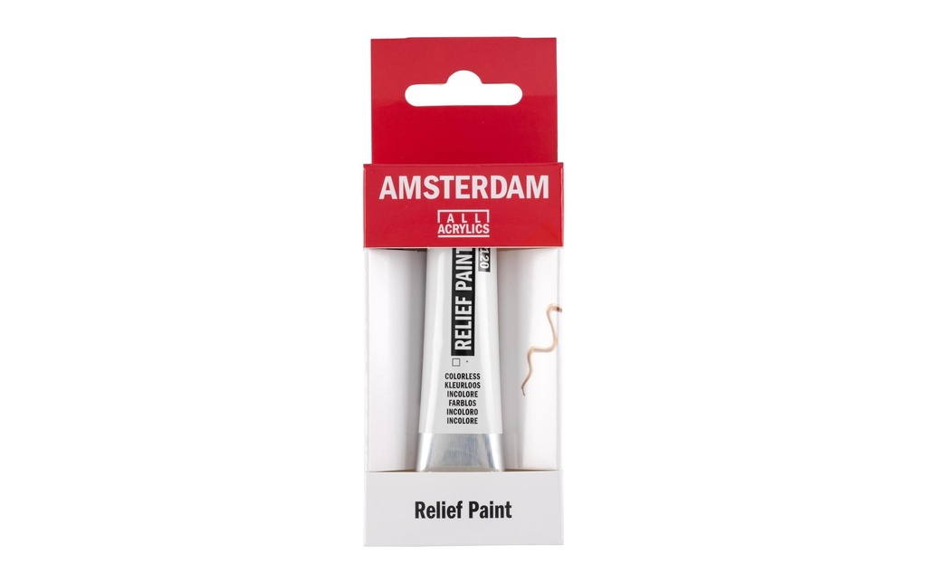 Amsterdam Peinture acrylique Reliefpaint 120 transparent, 20 ml