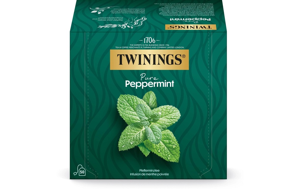 Twinings Sachet de thé Menthe poivrée 50 x 2 g