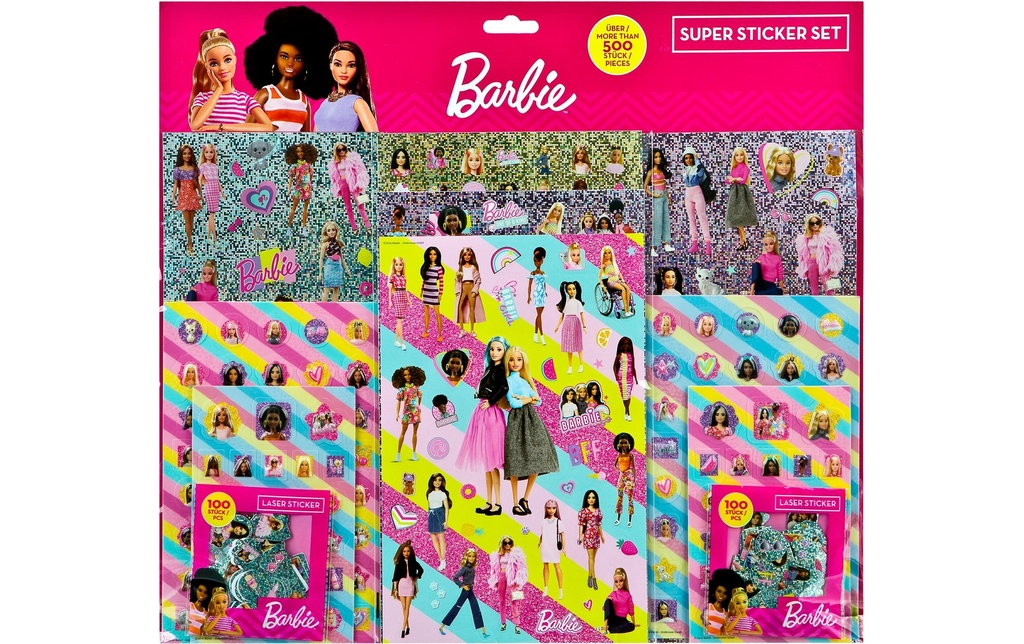 Undercover Autocollant à motif Barbie 1 Pièce/s
