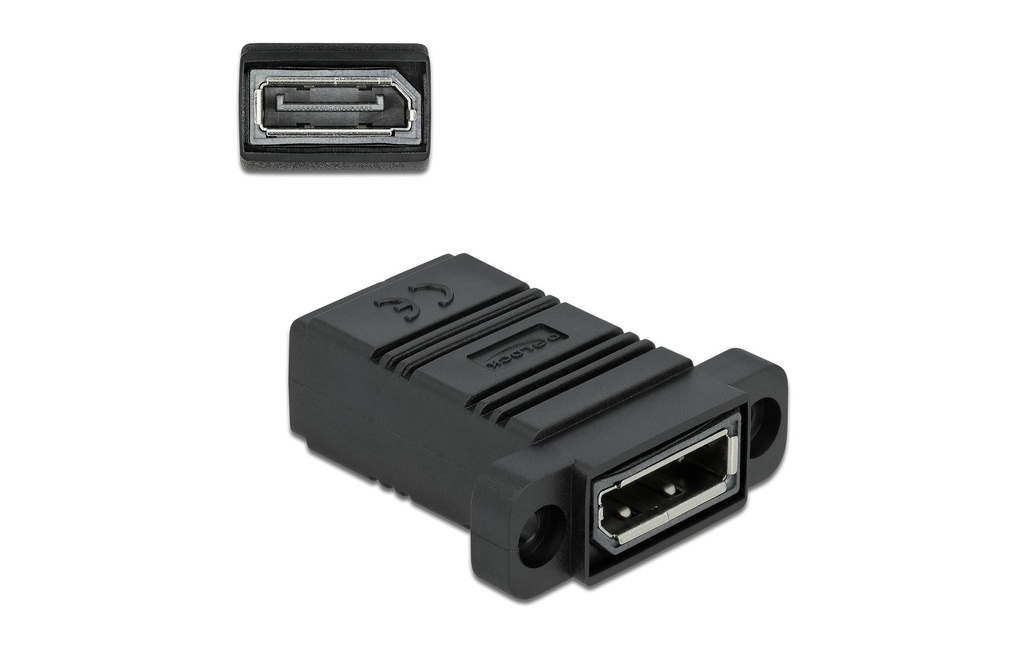 Delock Adaptateur droit DisplayPort - DisplayPort