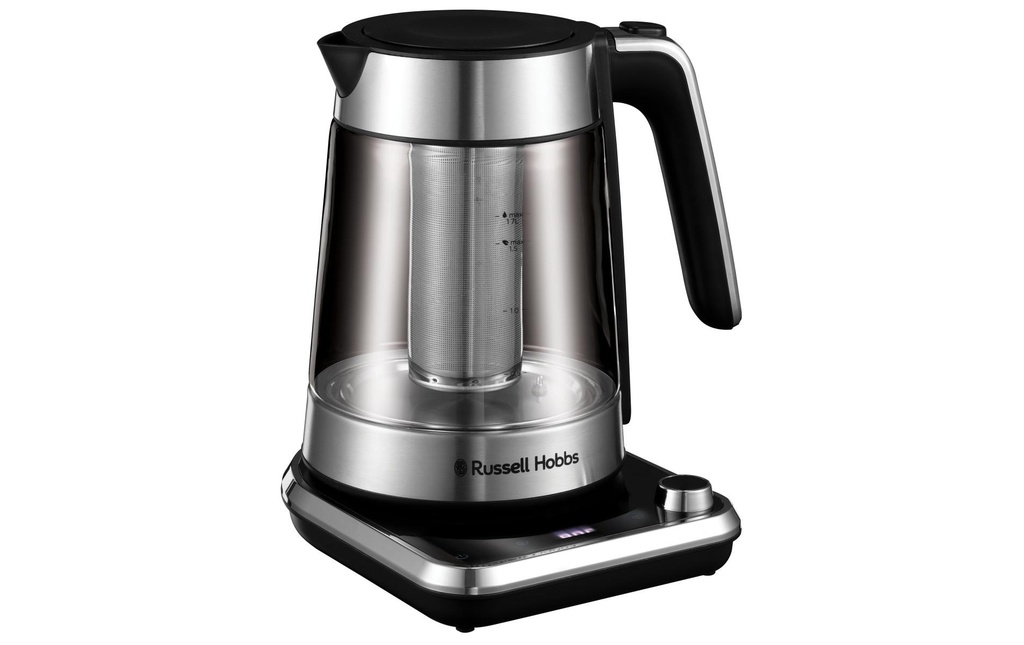 Russell Hobbs Bouilloire électrique 1.7 l, Noir/Argenté