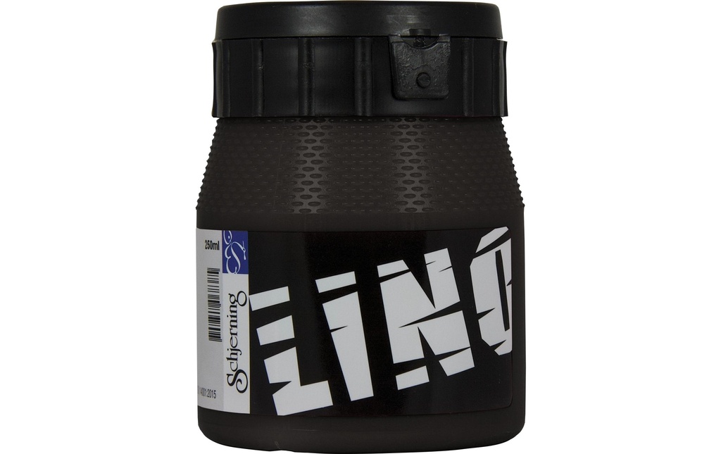 Schjerning Peinture pour bricolage Lino 250 ml, Noir