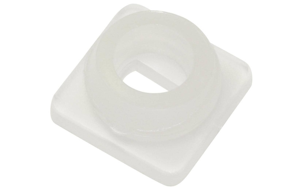 Gardinia Dispositif de blocage pour rail Blanc Ensemble de 4