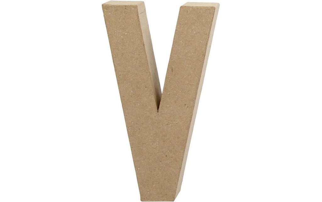 Creativ Company Lettre en carton V 20.5 cm