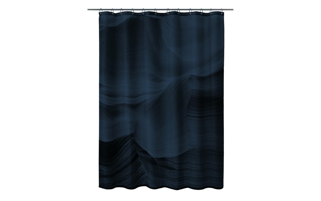 Kleine Wolke Rideau de douche Mystic 180 x 200 cm, Bleu