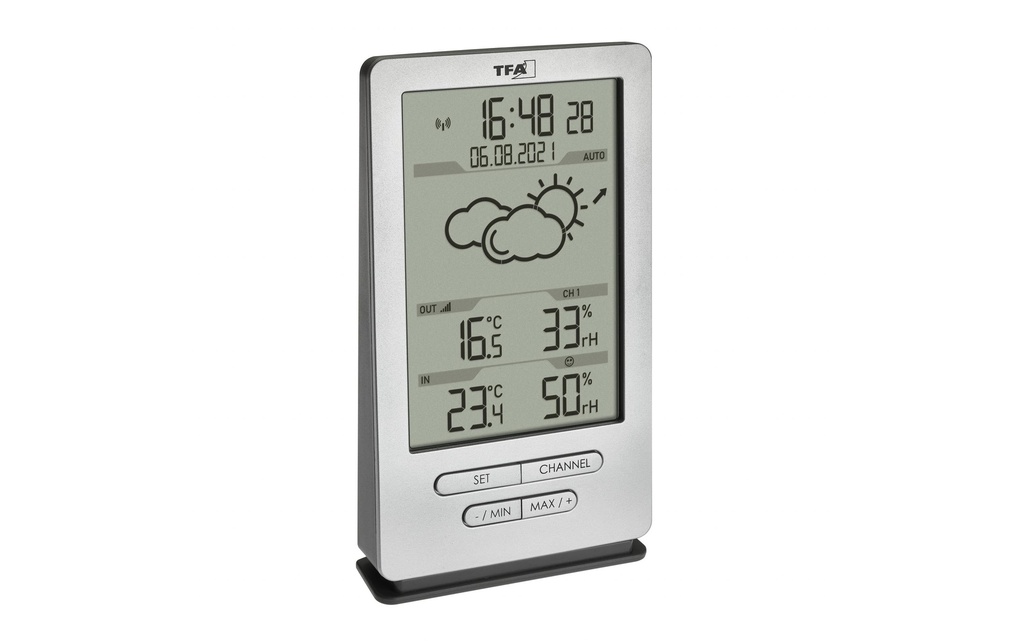 TFA Dostmann Station météo Xena, Argent