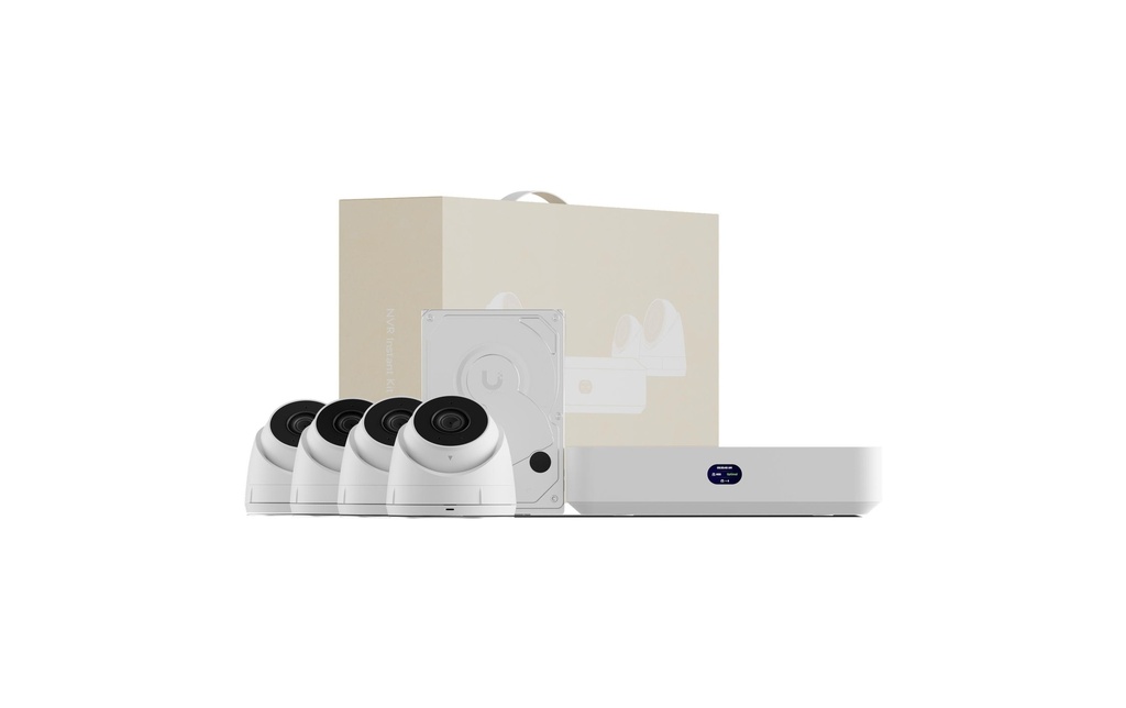 Ubiquiti Enregistreur réseau UNVR-INSTANT-KIT 1 TB, 4x 5G Turret Ultra
