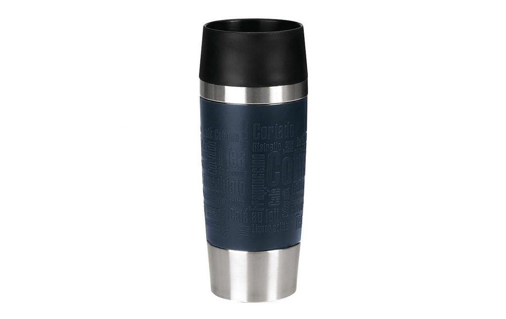 Emsa Gobelet isotherme Travel Mug 360 ml, Bleu foncé