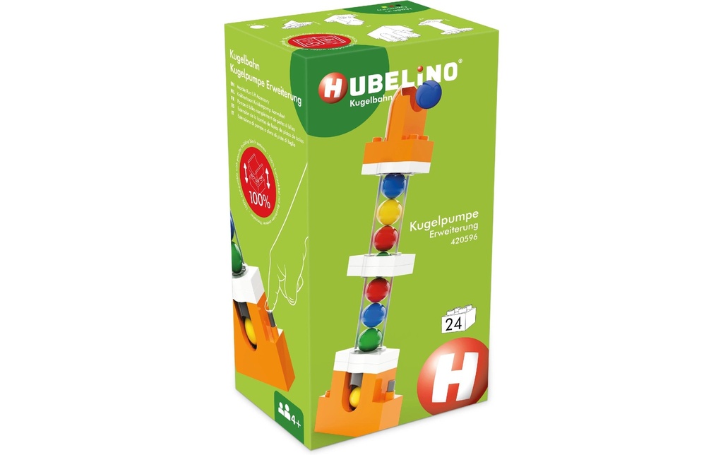 Hubelino Circuit de billes Pompe à bille Extension 24 pièces