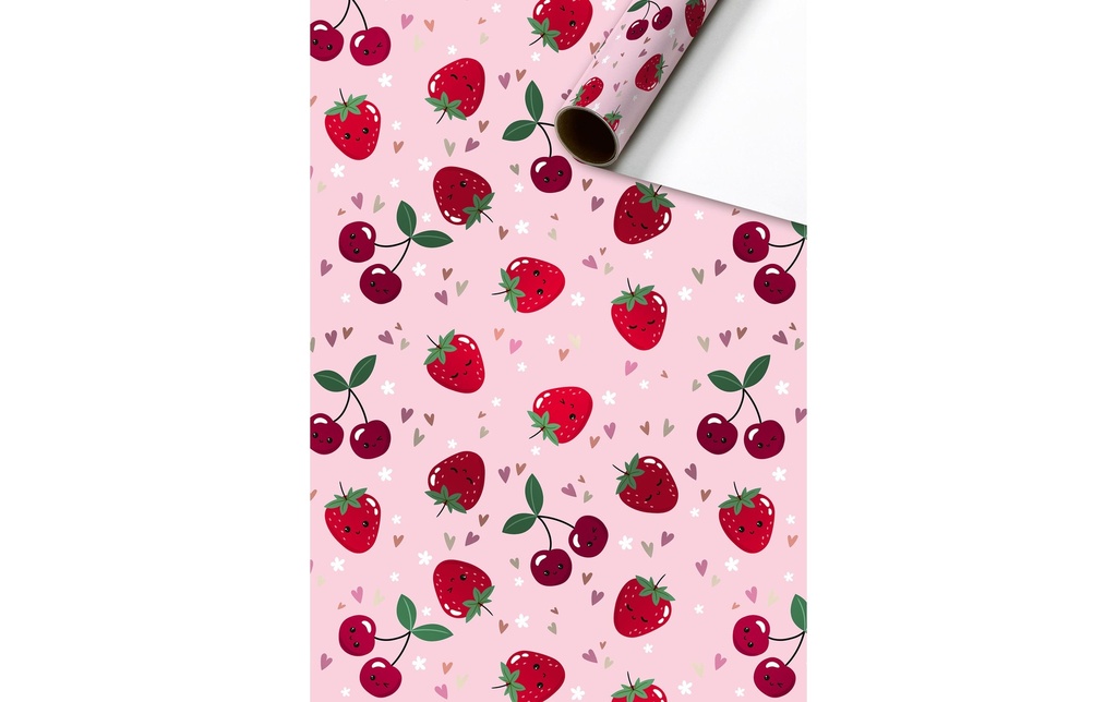 Stewo Papier cadeau Yumi 70 cm × 1.5 m, 1 Pièce/s, Rose clair