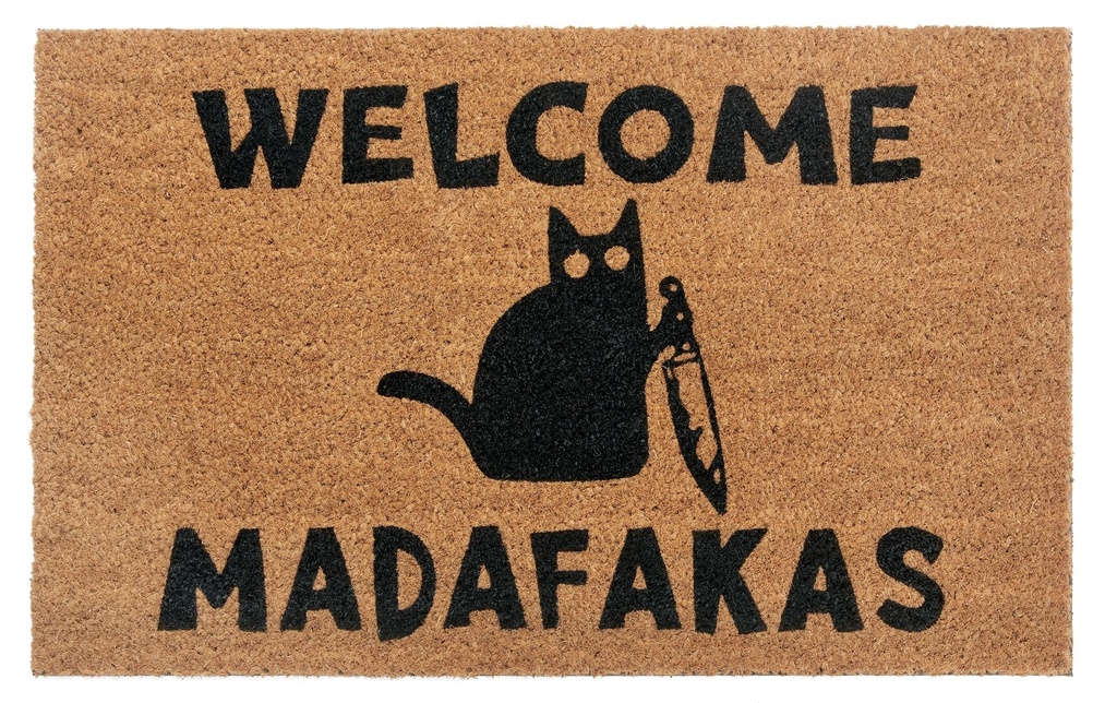 Hanse Home Tapis de sol Welcome Madafakas 45 cm x 75 cm