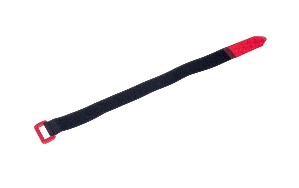 FASTECH Bande à dragonne FAST-VSTRAP 25 x 360 mm, Noir/Rouge