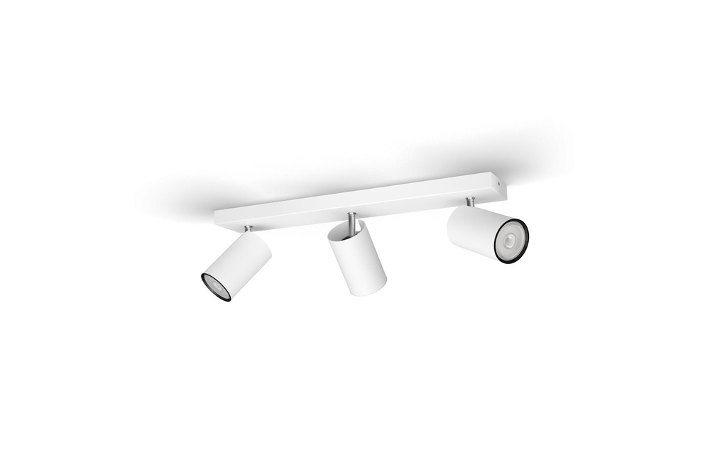 Philips Spot encastré MyLiving Kosipo, 3 x 5.5W, GU10, blanc