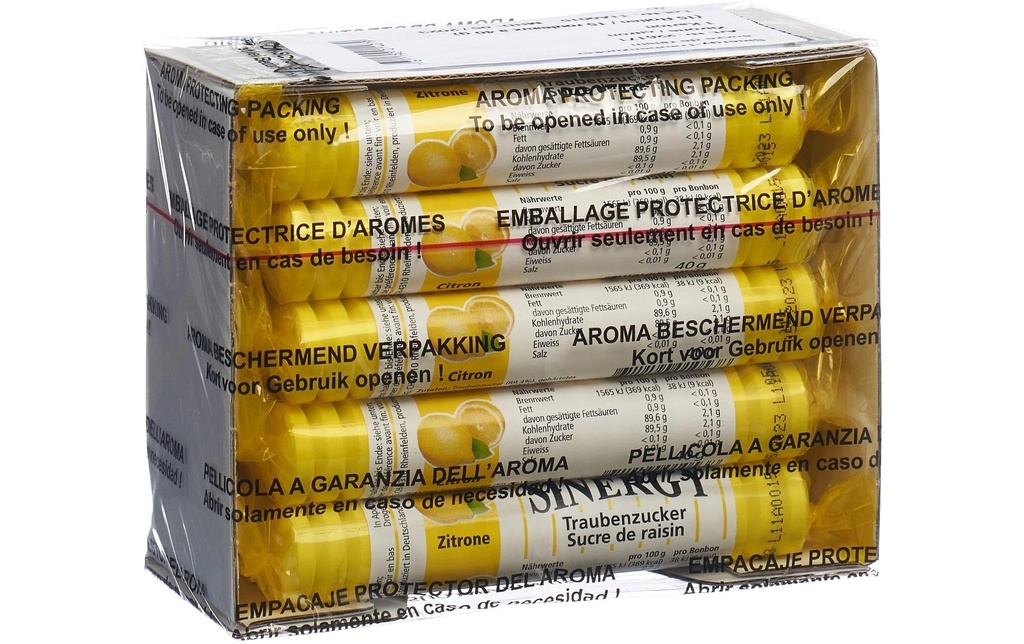 Sinergy Glucose Citron 15 x 40 g