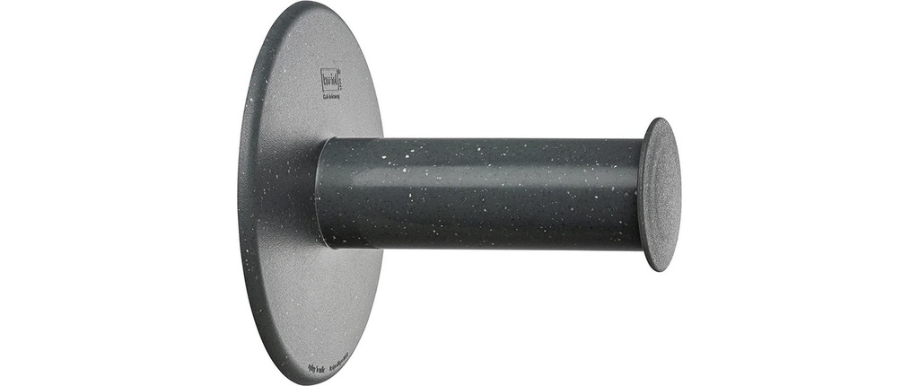 Koziol Porte-rouleau pour papier toilette Plug´N´Roll Gris