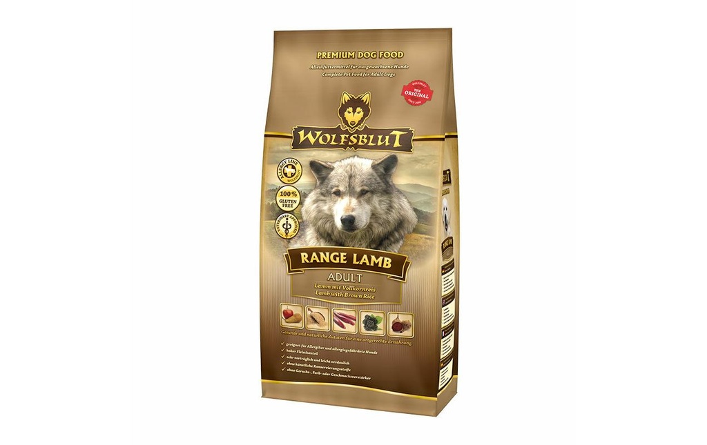 Wolfsblut Alimentation sèche Dog Range Lamb Adult, 12.5 kg