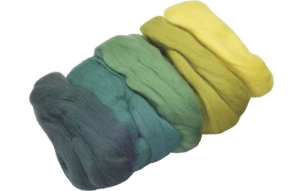 Heyda Laine de feutre Merino Mix 50 g, vert