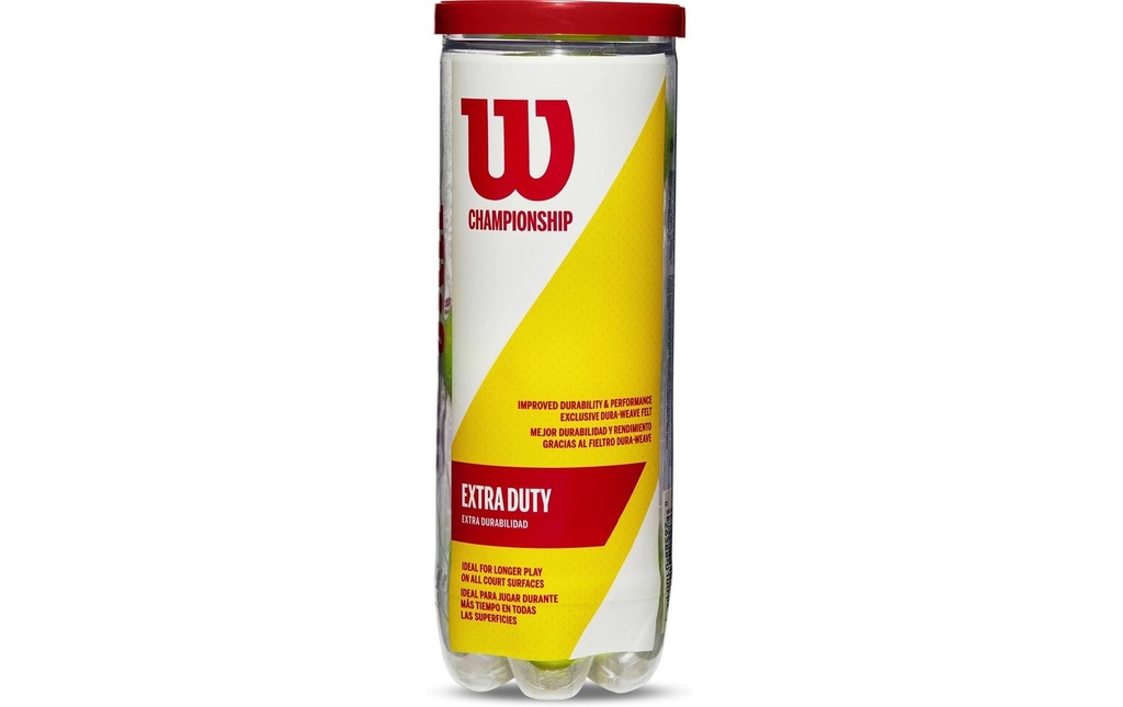 Wilson Balle de tennis Champ XD Lot de 3