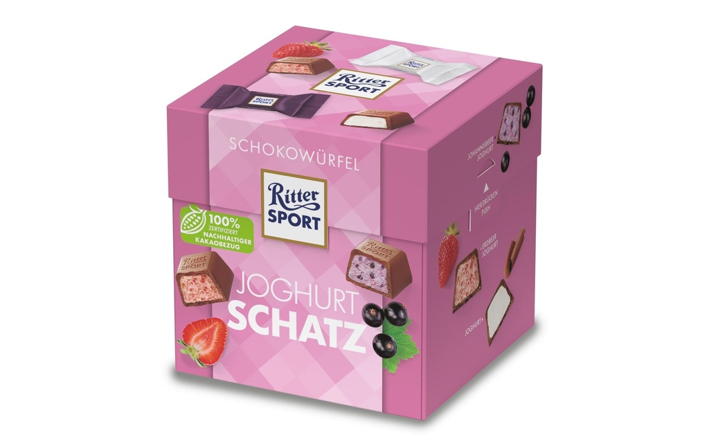 Ritter Sport Cube de chocolat Trésor de yaourt 176 g