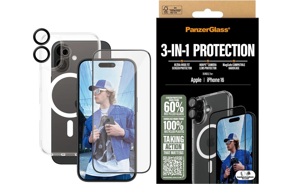 CARE 3-in-1 Protection Bundle iPhone 16