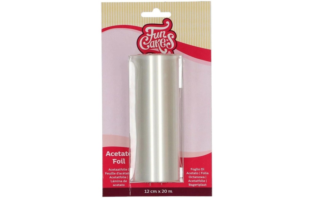 Funcakes Film pour bord de tarte 12 cm 1 Pièce/s, Clair