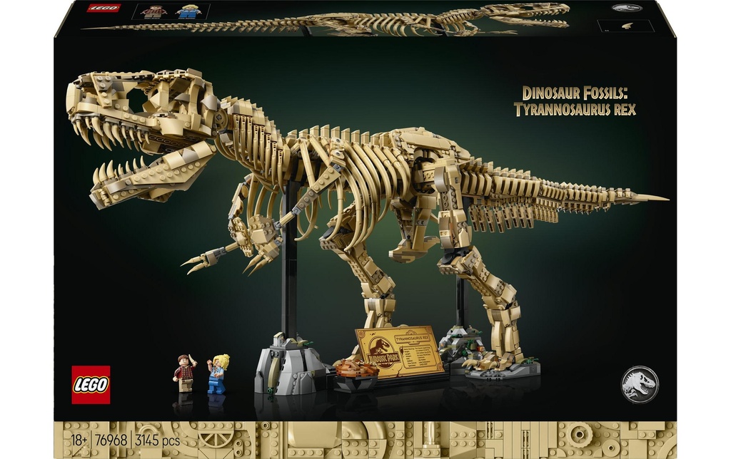 LEGO® Jurassic World Les fossiles de dinosaures: le Tyrannosaurus rex 76968