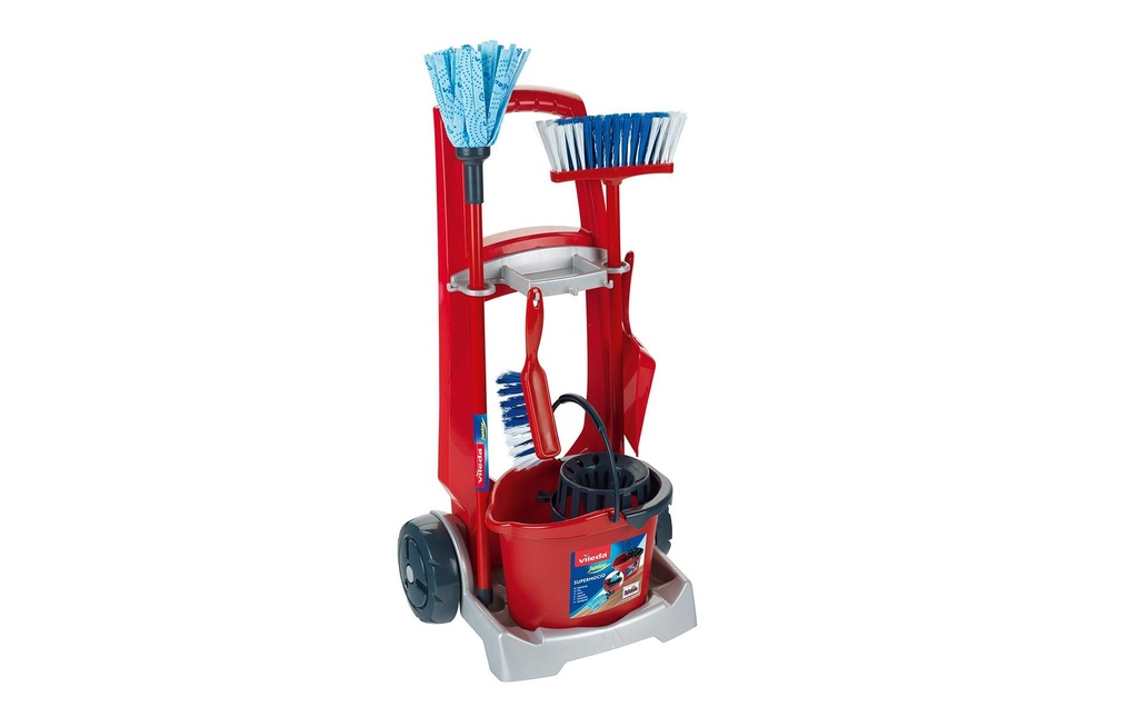 Klein-Toys Jouets de nettoyage Vileda voiture-balai
