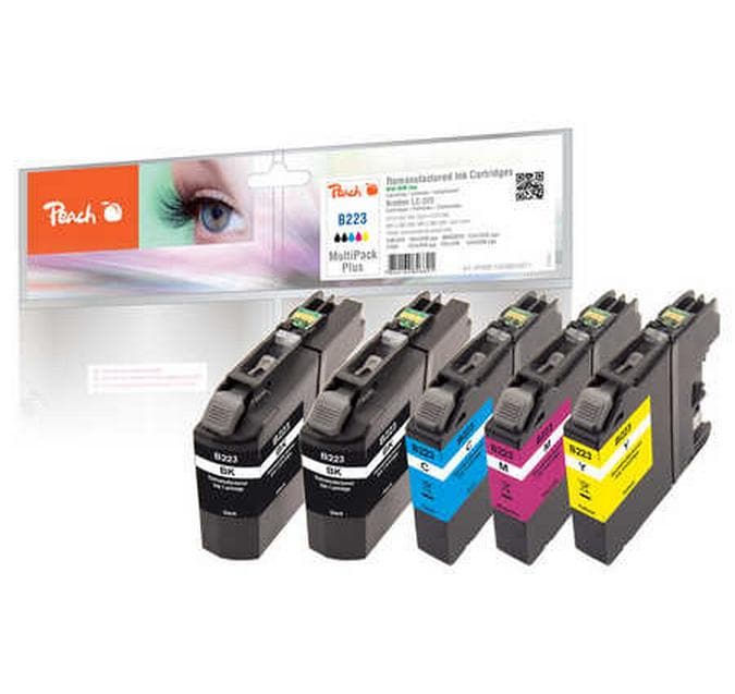 Peach Kits d’encre Brother LC-223 BK/C/M/Y