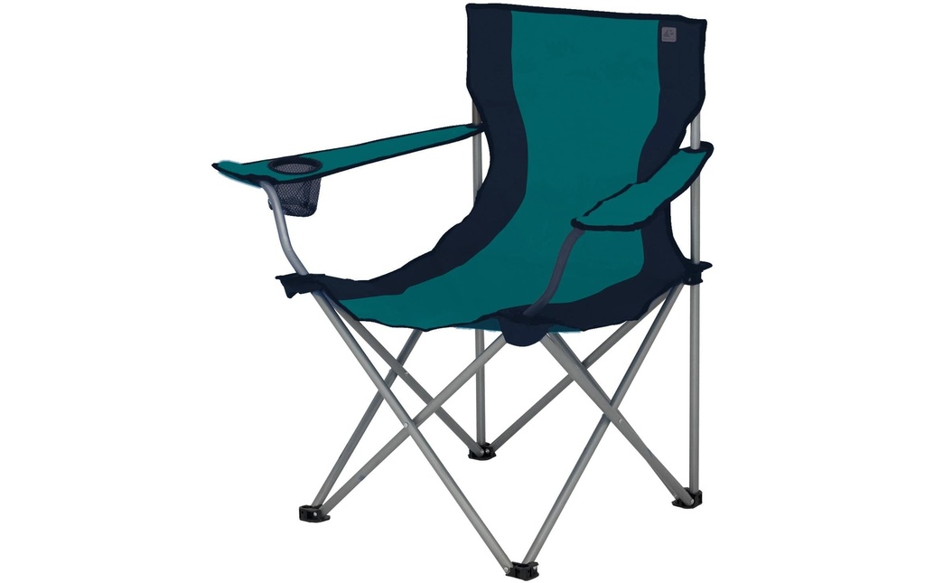 Eurotrail Chaise de camping Lausanne – Pétrole / Marine Pétrole