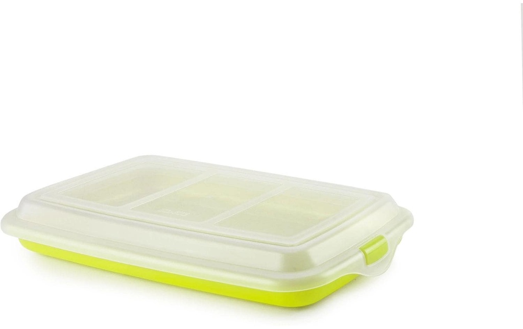 Ibili Récipients pour charcuterie Trancheur 24.8 x 14.4 cm, vert