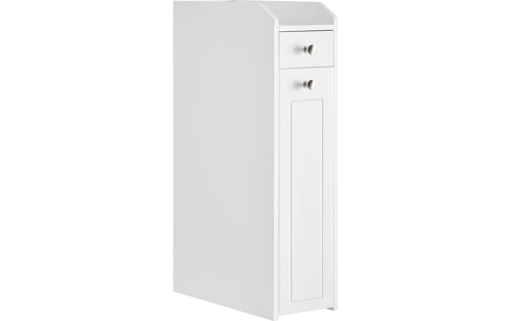 VASAGLE Commode étroit 18 x 70 cm, Blanc