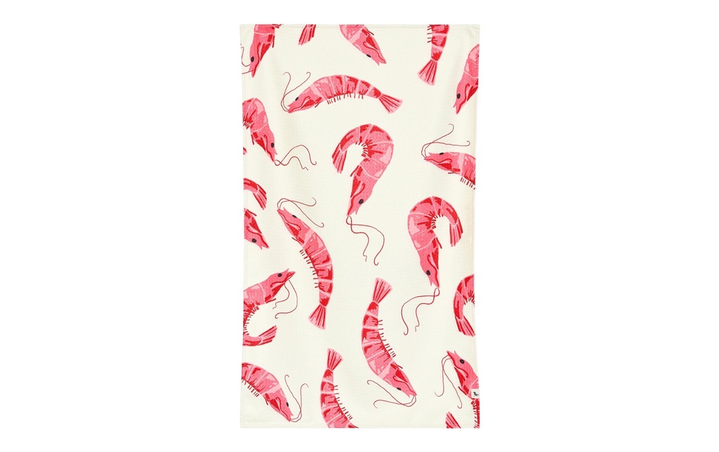 Dock & Bay Torchon pour la vaisselle Shrimply the Best 85 x 40 cm, Multicolore