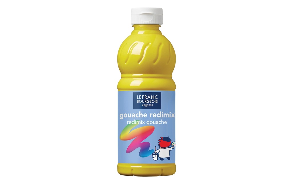 LEFRANC Peintures tempera Redimix 500 ml, Jaune