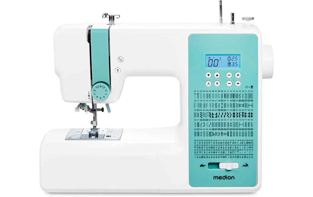 Medion Machine à coudre Life SD36 Blanc/Turquoise