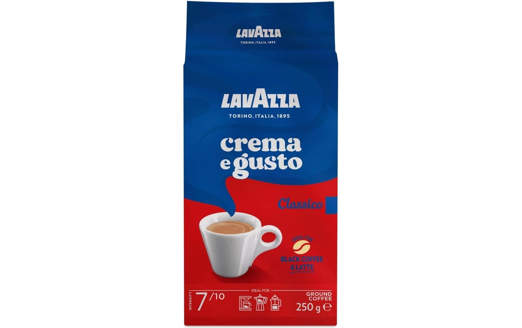 Lavazza Café moulu Crema e Gusto Classico 250 g