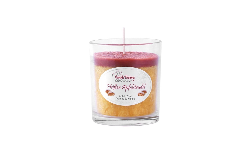 Candle Factory Bougie parfumée Party Light Strudel aux pommes chaud
