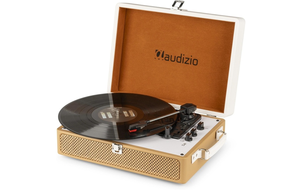 Audizio Tourne-disque Bluetooth RP119G Doré