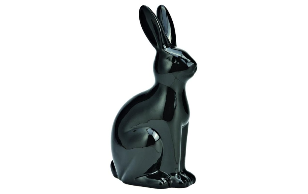 G. Wurm Lièvre 25 cm Noir