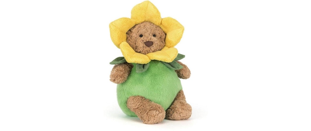 Jellycat Peluche Ours Bartholomew Daffodil Jouet souple