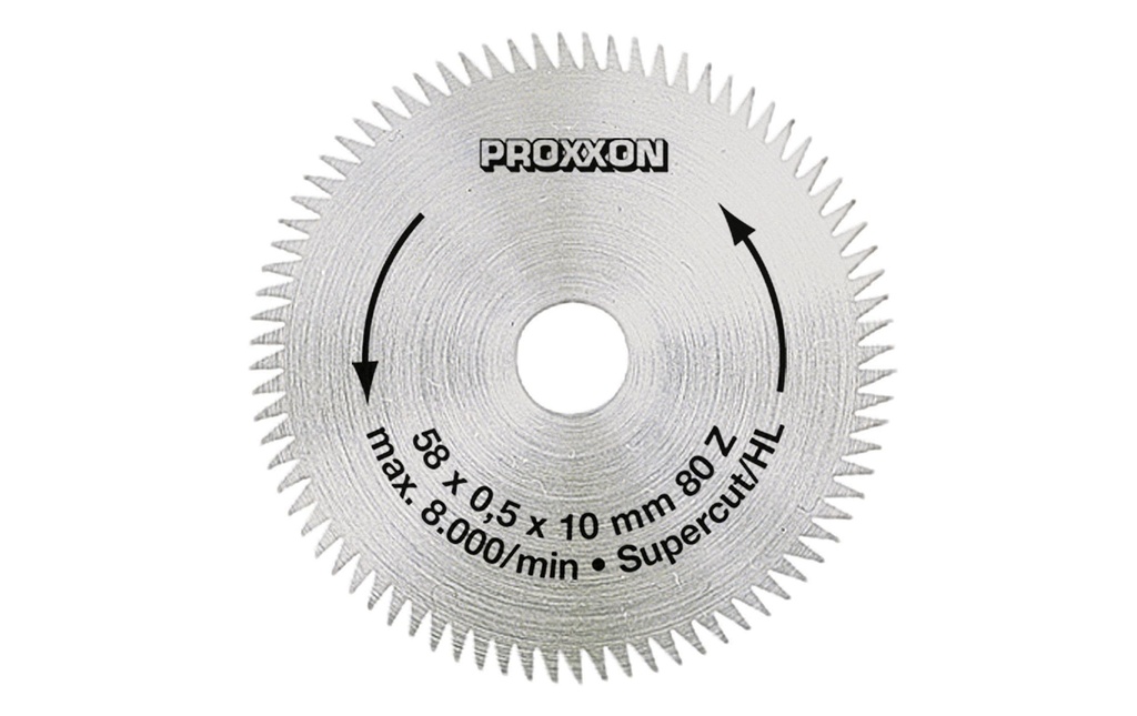 Proxxon Lame de scie circulaire Supercut Ø 58 mm