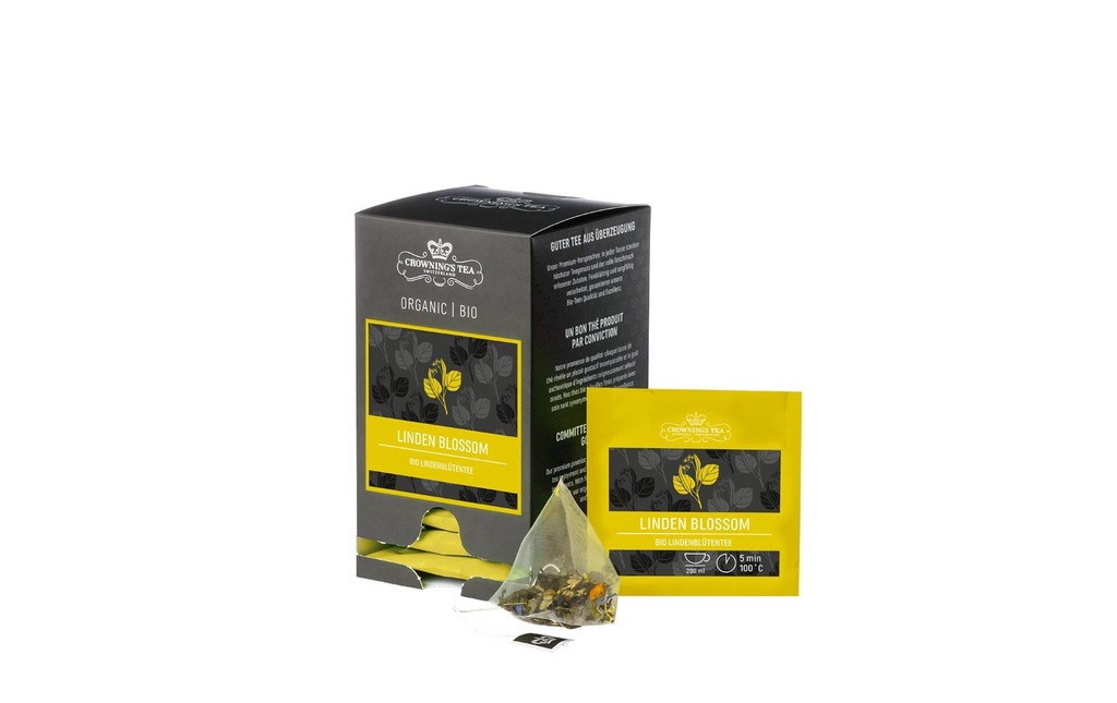 Crowning’s Tea Sachet de thé Bio Linden Blossom 15 Pièce/s