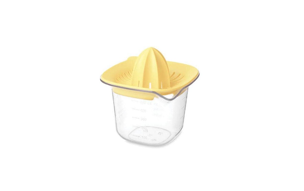 Brabantia Presse-agrumes Tasty+ avec tasse à mesurer, Jaune Vanille