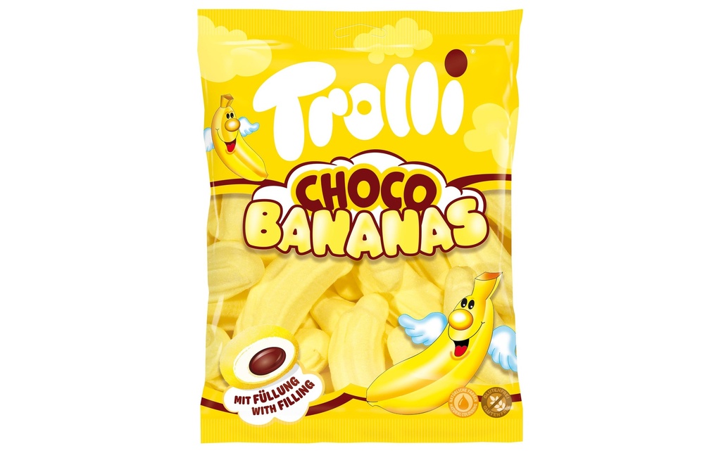 Trolli Friandise Bananes au chocolat 150 g