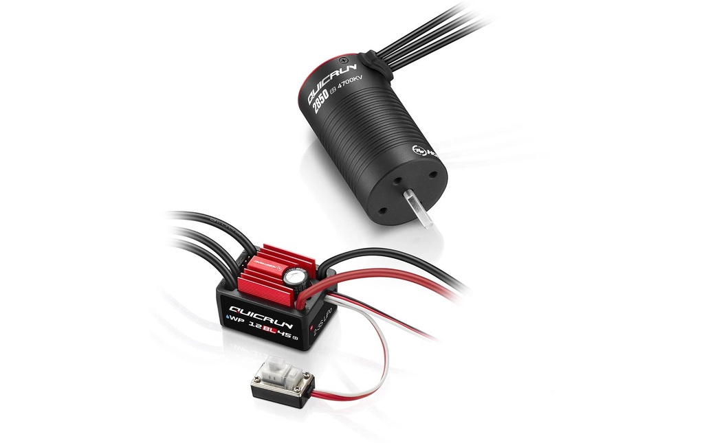 Hobbywing Kits d’entraînement sans brosse Combo WP12BL45 G2 4700 kV