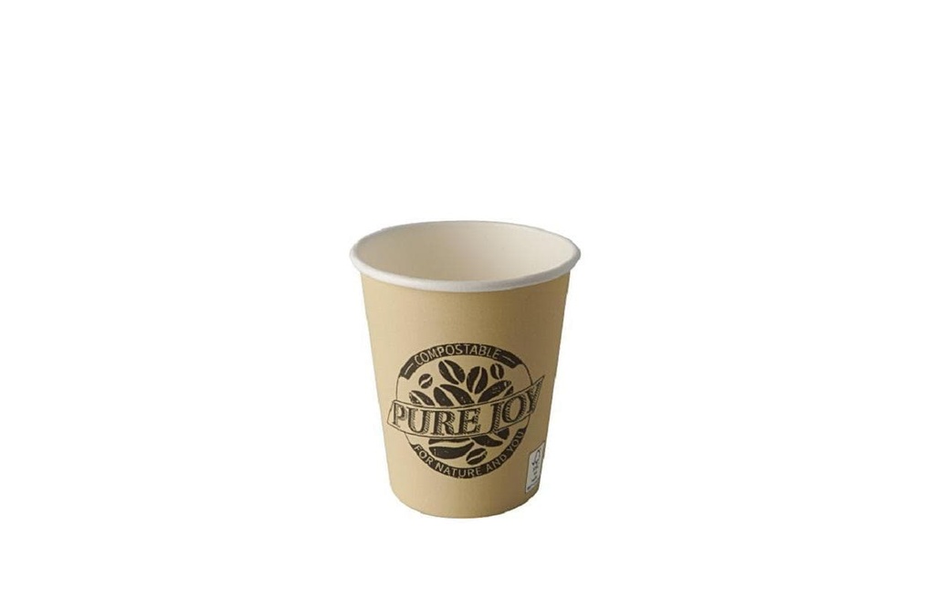 Papstar Tasses à café jetables Pure 200 ml 50 Pièce/s, Crème