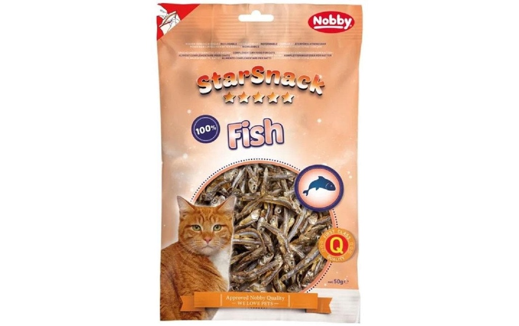 Nobby Collation pour chat StarSnack Fish, 50 g